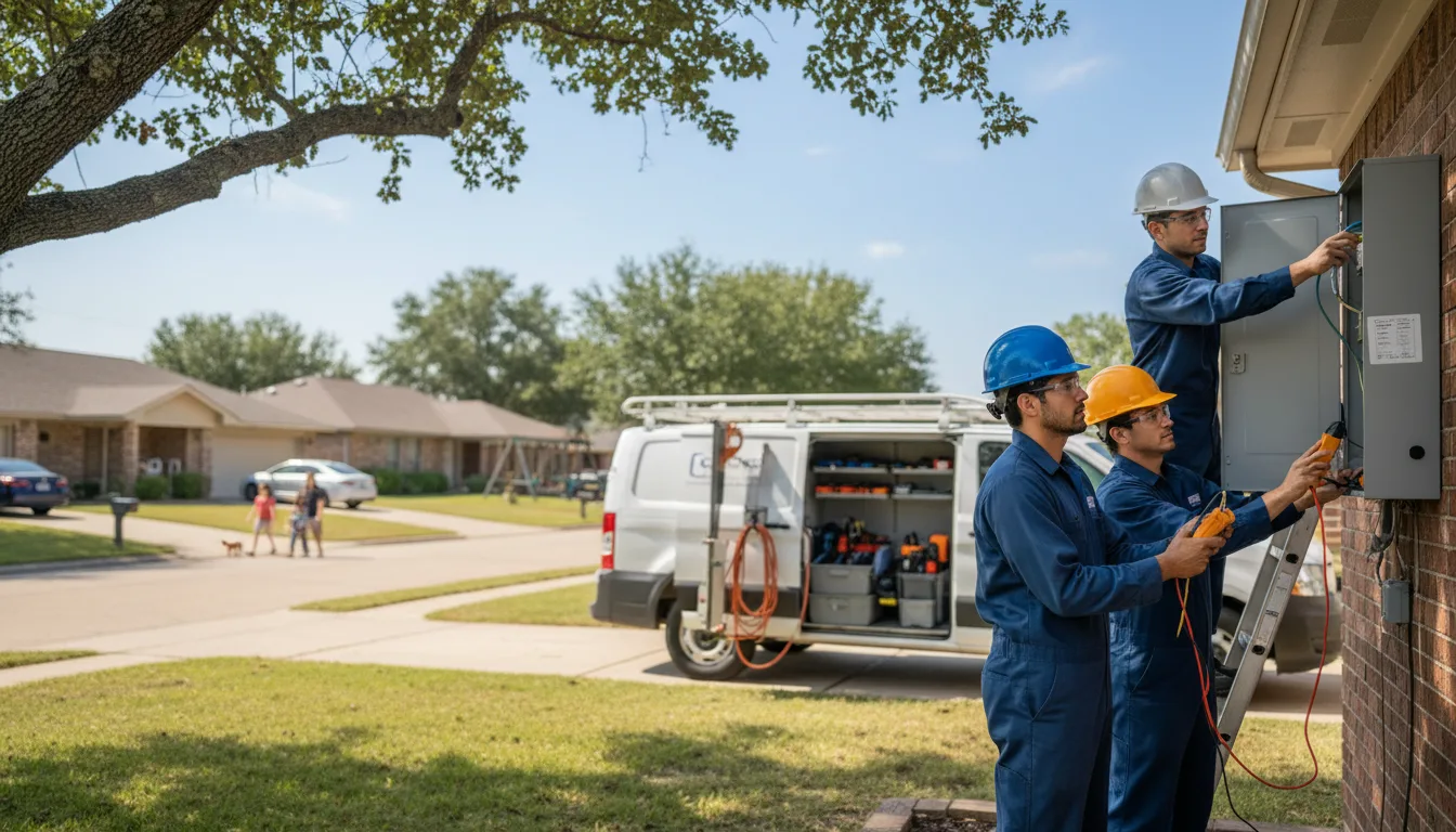 Certified electrician providing emergency electrical services in Cedar Park, TX